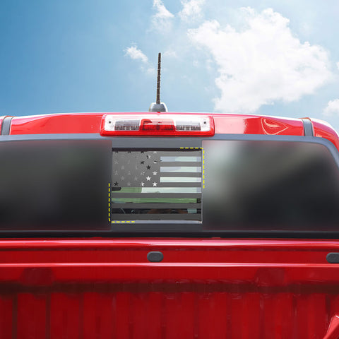 For 2023+ Chevy Colorado/GMC-CANYON Rear Middle Window Sticker Decal Trim Cover