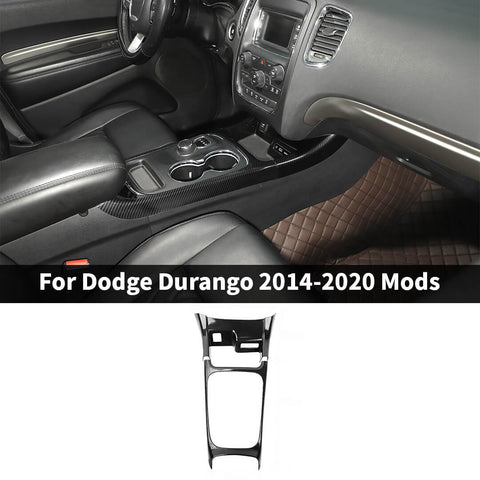 For 2014-2020 Dodge Durango Center Console Gear Shift Panel Cover Trim
