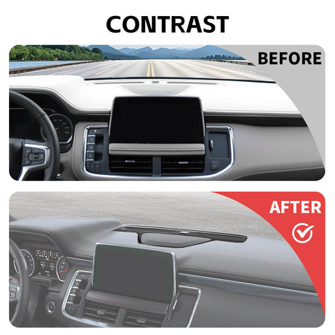 For 2020+ Chevy Suburban/2021+ Tahoe/GMC Yukon Center Console Audio Panel Trim Cover