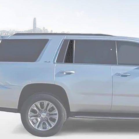 For 2015-2019 Chevy Suburban/Tahoe/GMC YUKON Rear Small Window Glass Plate Panel Trim Cover