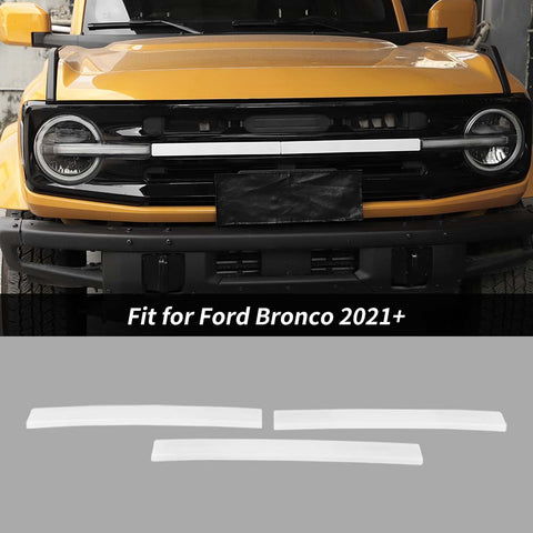 For 2021+ Ford Bronco Exterior Grille Insert Cover Trim Strips