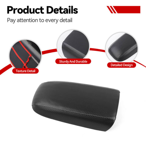 For 2021+ Ford Bronco Sport Console Armrest Storage Box Panel Trim Decor Cover