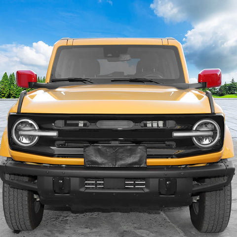 For 2021+ Ford Bronco Exterior Side RearView Mirror Shell Door Handle Trim Cover Kit