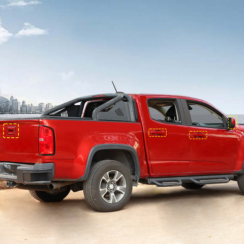 For 2014-2022 Chevy Colorado/GMC-CANYON 12 x Rearview Mirror & Door Handle & Tailgate Handle Cover Trim Kit