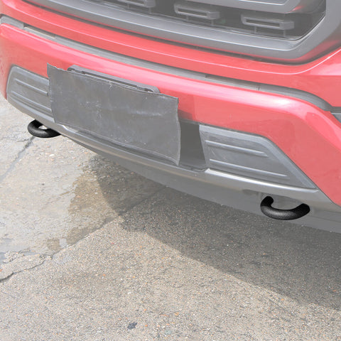 For 2009+ Ford F150 Front Bumper Track Tow Hook Trailer Trim Protect Cover