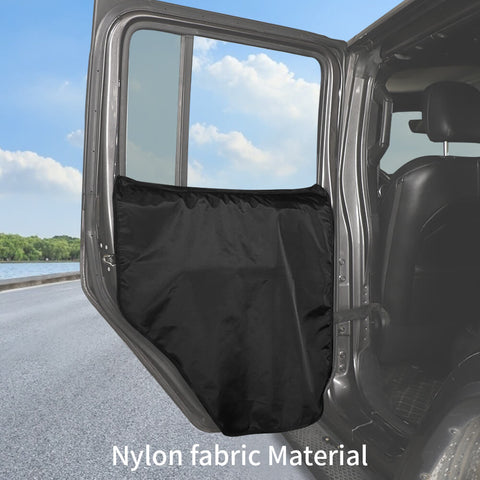 For Universal Car 2PCS Pet Scuff Cover Mat Left/Right Car Door Guard Storage Bag