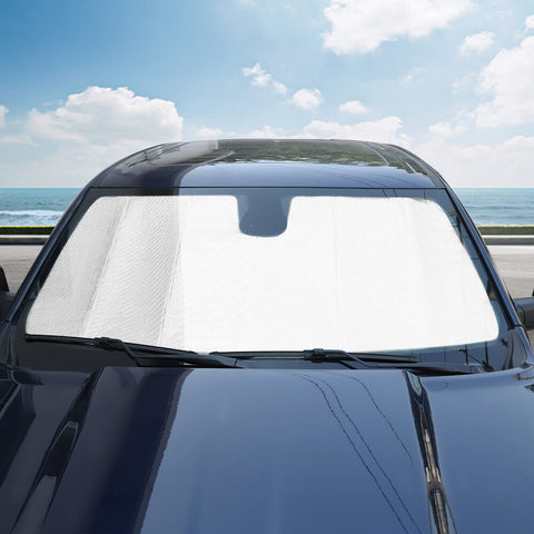 For 2018+ Dodge Ram Front Windshield Sunshade Block UV Protector Visor