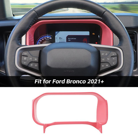 Dashboard Instrument Box Trim Cover For Ford Bronco 2021+ Accessories | CheroCar