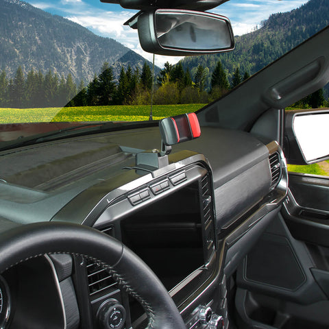 For 2021+ Ford F150 Center Console Dashboard Phone Holder Bracket