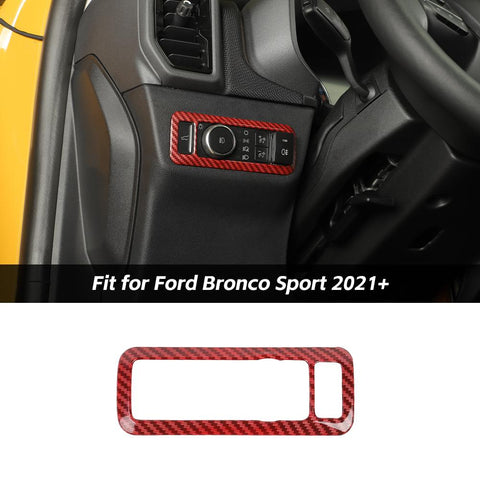 Head Light Switch Panel Cover Trim For Ford Bronco Sport 2021+ Accessories | CheroCar