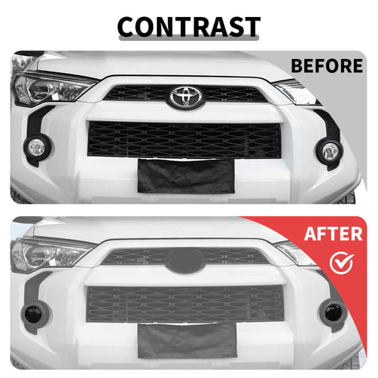 For 2014-2023 Toyota 4Runner Front Fog Light Lamp Decoration Cover Trim