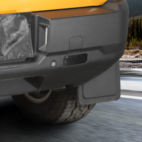 For 2021+ Ford Bronco Sport Smoked Black Rear Fog Light Lamp Guard Protector Cover Trim