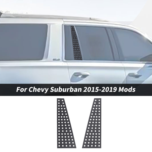For 2015-2019 Chevy Suburban/Tahoe/GMC YUKON Rear Small Window Glass Plate Panel Trim Cover
