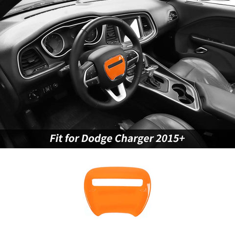 Steering Wheel Center Panel Trim For Dodge Charger/Challenger 2015+/ Durango 2014+ Accessories | CheroCar