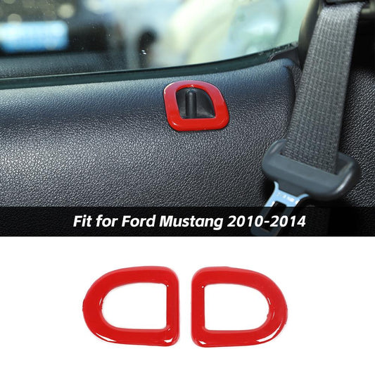 Interior Door Lock Pins Cover Trim Ring For Ford Mustang 2010-2014 Accessories | CheroCar