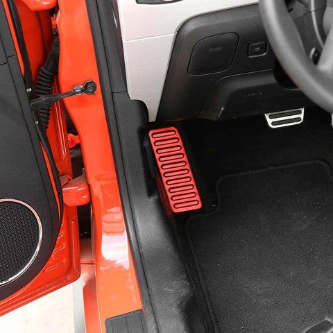 Inner Left Foot Rest Pedal Panel Decor Cover Trim For Ford Mustang 2015+ Accessories | CheroCar