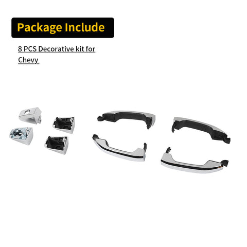 For 2014-2018 Chevy Silverado/Tahoe/GMC-YUKON/SIERRA Exterior Original Car Door Handle Shell Accessories (4 pcs)