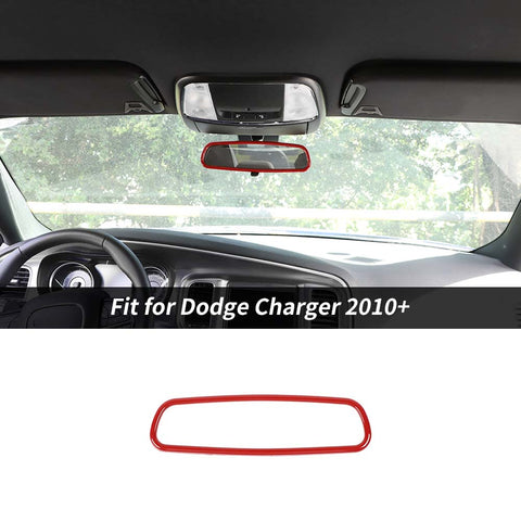 Interior Rearview Mirror Frame Trim Cover Bezels For Dodge Charger 2010+ Accessories | CheroCar