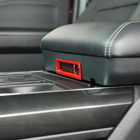 For 2021+ Ford F150 Center Armrest Box Switch Button Cover Trim