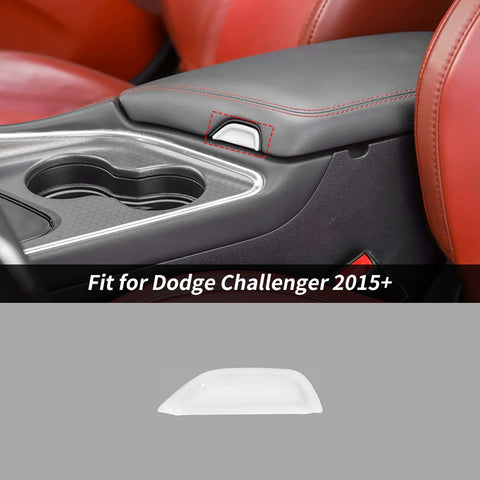 Armrest Box Switch Cover Trim For Dodge Challenger 2015+ Carbon Fibe Accessories | CheroCar