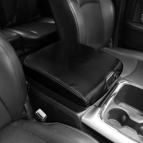 For 2010-2017 Dodge RAM Inner Armrest Box PU Leather Pad Trim Cover