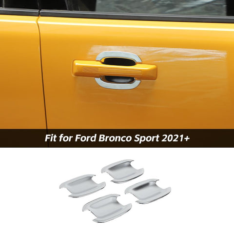 For 2021+ Ford Bronco Sport Exterior Door Handle Bowl Cover Trim Bezel