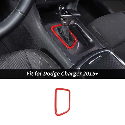 Gear Shifter Trim Cover Frame Bezel For Dodge Charger 2015+ Accessories | CheroCar