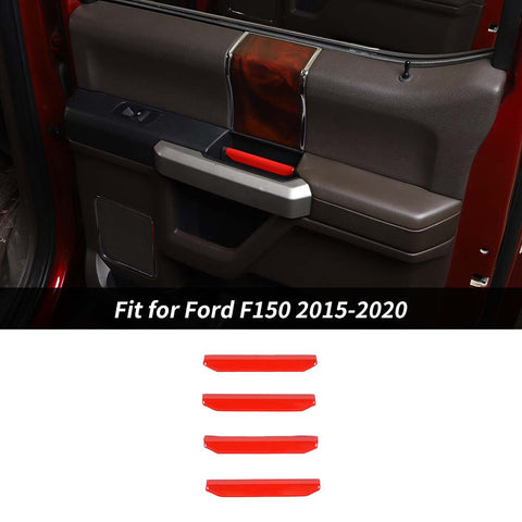 Interior Trim Full Set Available Separately Red For Ford F150 2015-2020 Accessories | CheroCar