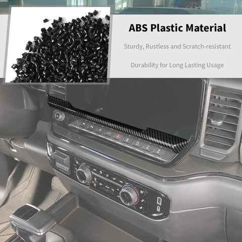 For 2022+ Chevy Silverado Interior Center Console Dash Panel Trim Overlay