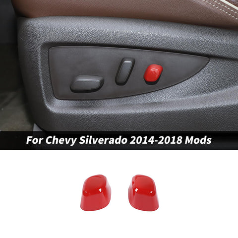 For 2014-2018 Chevy Silverado/GMC Sierra/Suburban/GMC YUKON/Tahoe Seat Lumbar Support Adjust Button Trim Cover