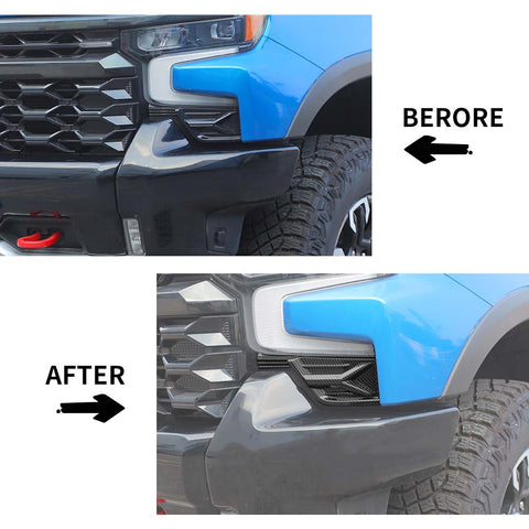 Front Bumper Corner Side Cover Trim For Chevy Silverado 2019+ Accessories | CheroCar