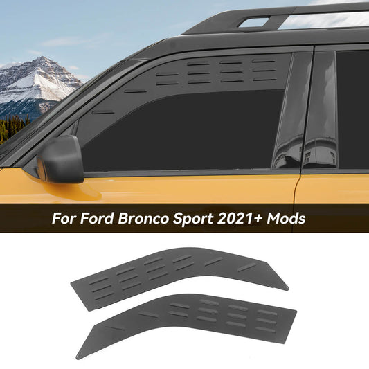 For 2021+ Ford Bronco Sport Front Rear Window Glass Louver Air Vent Outlet Panel