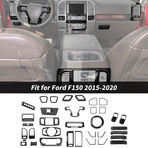 For 2015-2020 Ford F150 Interior 35 x Full Set Decoration Trim