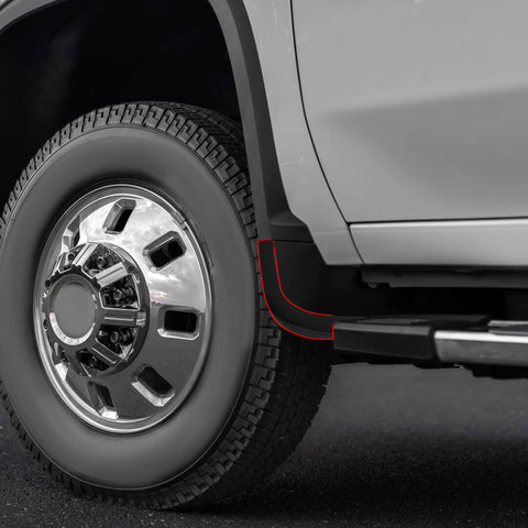 For 2022+ Chevy Silverado Car Sides Fender Flare Corner Cover Wheel Arch Trim