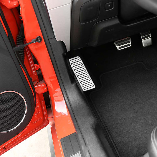 Inner Left Foot Rest Pedal Panel Decor Cover Trim For Ford Mustang 2015+ Accessories | CheroCar