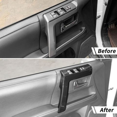 For 2010-2023 Toyota 4Runner 8 x Door Armrest Handle & Window Lift Cover Trim Kit
