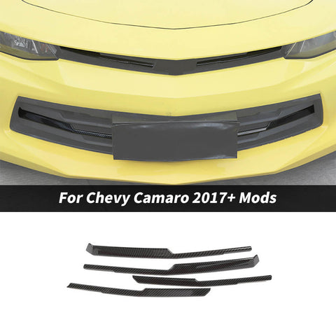 For 2017+ Chevrolet Camaro Front Center Grille Grill Cover Trim