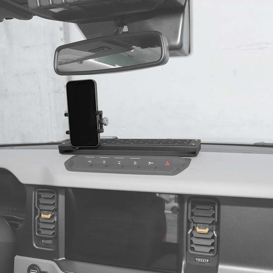 For 2021+ Ford Bronco Car Console Cell Phone Holder Mount Bracket Expansion Rack