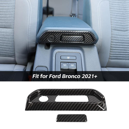 Car Armrest Box Switch Decoration Cover Trim For Ford Bronco 2021+ Accessories | CheroCar