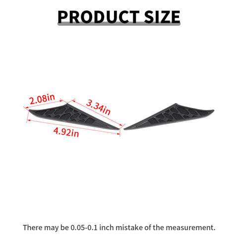 For 2014-2023 4Runner SR5/TRD Pro Front Bumper Fog Light End Garnish Trim Cover