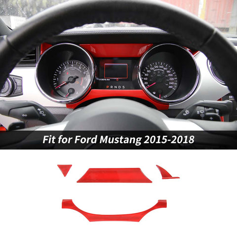 Inner Dashboard Panel Strip Decor Cover Trim For Ford Mustang 2015-2018 Accessories | CheroCar