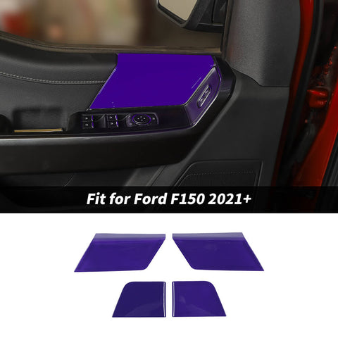 For 2021+ Ford F150 4 Door Inner Armrest Panel Decor