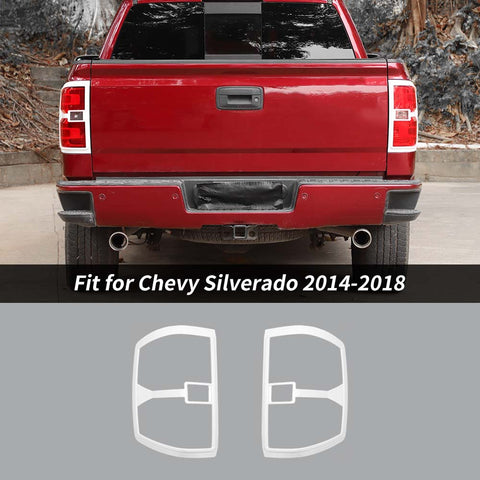 For 2014-2018 Chevy Silverado Side Rear Taillight Trim Cover