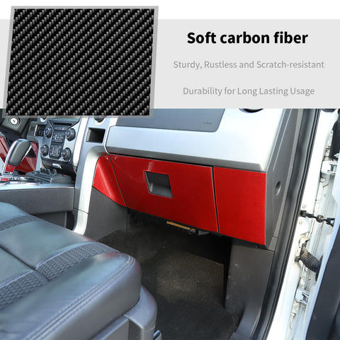 For 2009-2014 Ford F150 Raptor Front Dash Panel Center Console Decor Cover Trim