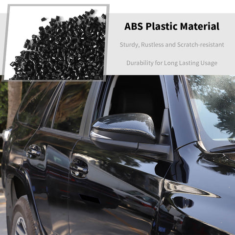 For 2017-2023 4Runner Rearview Mirror Shell & Door Handle & Tailgate Guard Cover Kit