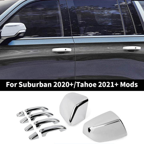 For 2020+ Suburban/2021+Tahoe/GMC-YUKON Door Handle & Rearview Mirror Cover Trim