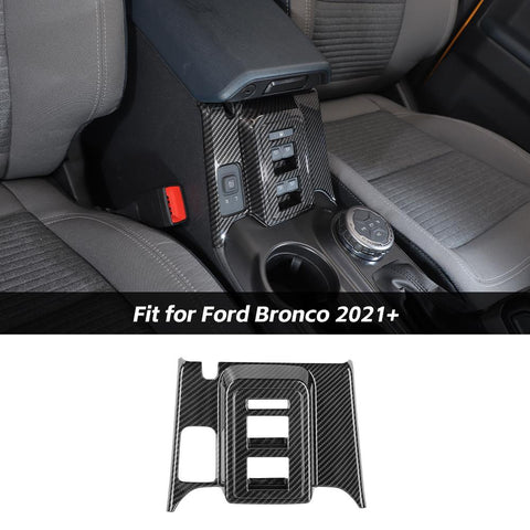 Window Switch Button Panel Cover Trim Frame For Ford Bronco 2021+ 4-Door Accessories | CheroCar