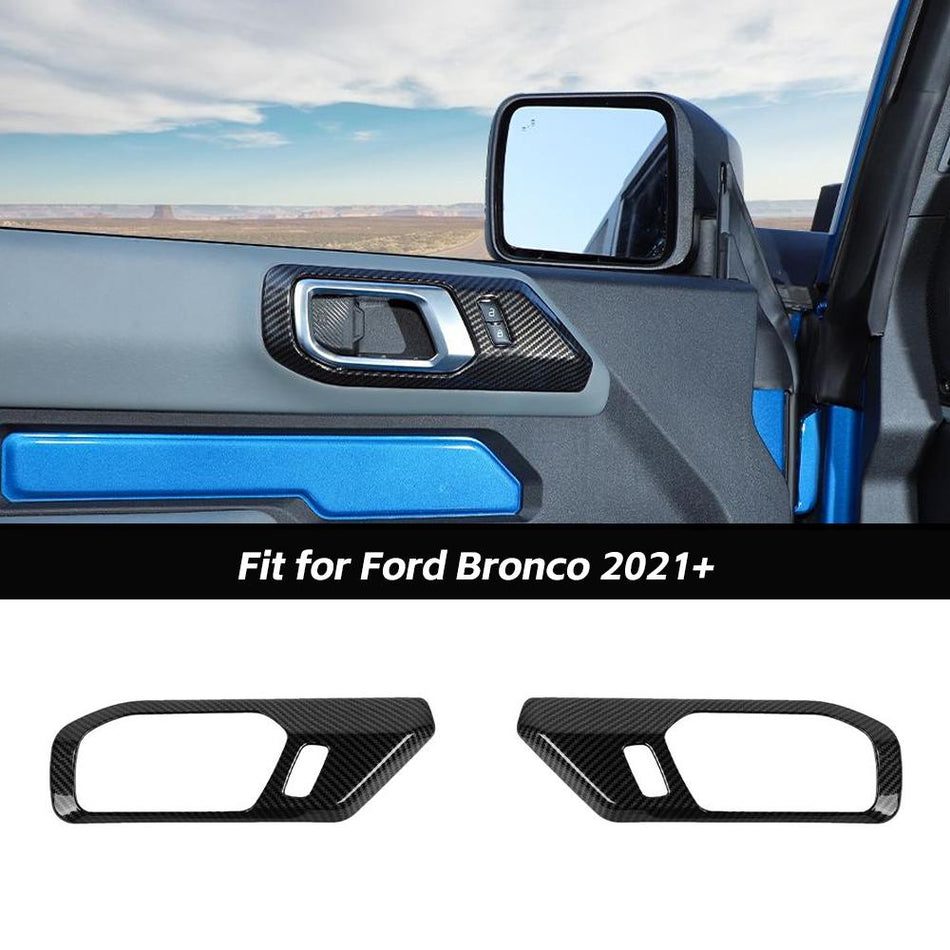 For 2021+ Ford Bronco 2-Door Interior Door Handle Decoration Cover Trim