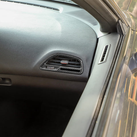 For 2015+ Dodge Challenger Dashboard Side Air Vent Outlet Cover Trim