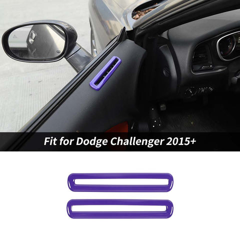 Door Air Outlet Vent Trim Cover For Dodge Challenger 2015+ Accessories｜CheroCar